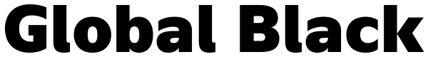Global Black Font