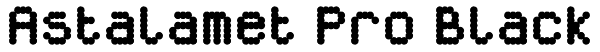 Astalamet Pro Black Font
