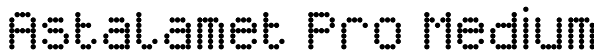 Astalamet Pro Medium Font
