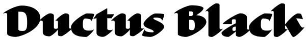 Ductus Black Font
