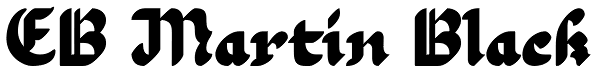 EB Martin Black Font