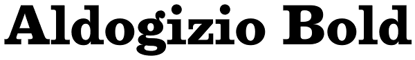 Aldogizio Bold Font