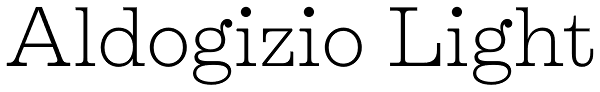 Aldogizio Light Font