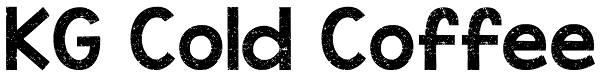 KG Cold Coffee Font