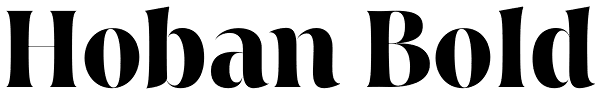 Hoban Bold Font
