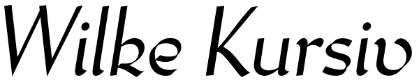 Wilke Kursiv Font