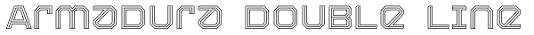 Armadura Double Line Font