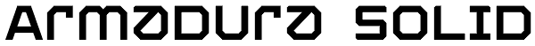 Armadura Solid Font