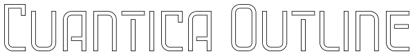 Cuantica Outline Font