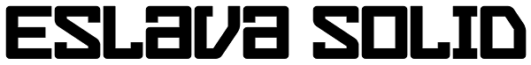 Eslava Solid Font