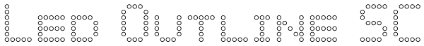 Led Outline SC Font