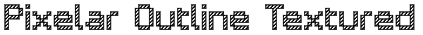 Pixelar Outline Textured Font