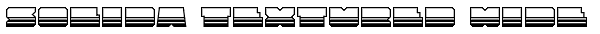 Solida Textured Wide Font