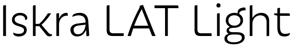 Iskra LAT Light Font