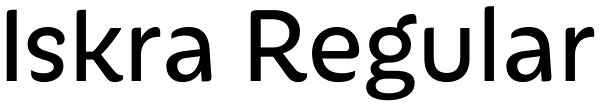 Iskra Regular Font