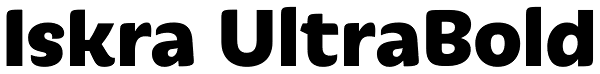 Iskra UltraBold Font