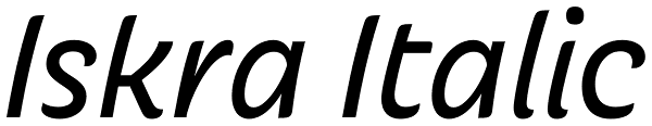 Iskra Italic Font