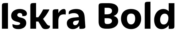 Iskra Bold Font