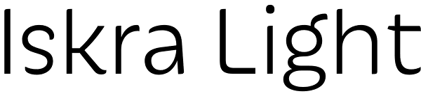 Iskra Light Font