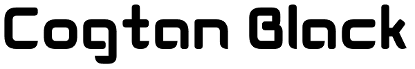Cogtan Black Font