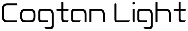 Cogtan Light Font