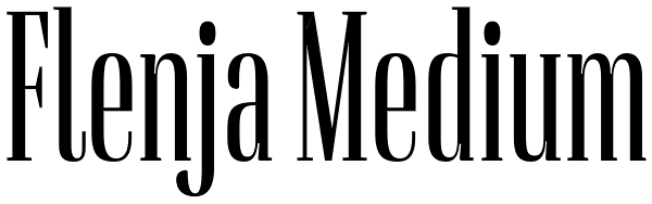 Flenja Medium Font