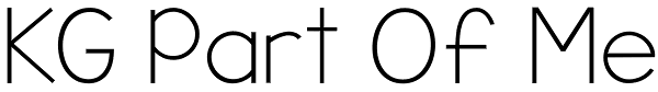 KG Part Of Me Font