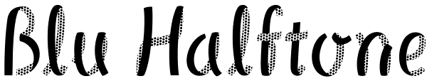 Blu Halftone Font