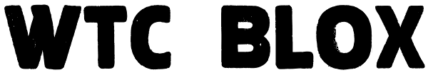 WTC BLOX Font