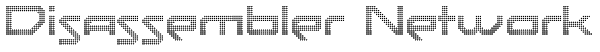 Disassembler Network Font