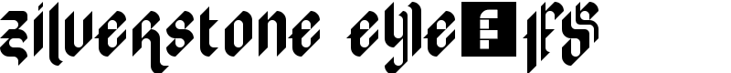 zilverstone eYe/FS Font