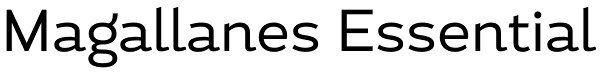 Magallanes Essential Font