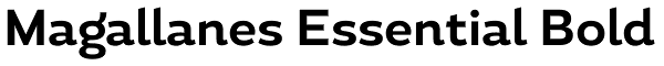 Magallanes Essential Bold Font