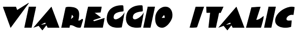 Viareggio Italic Font