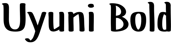 Uyuni Bold Font