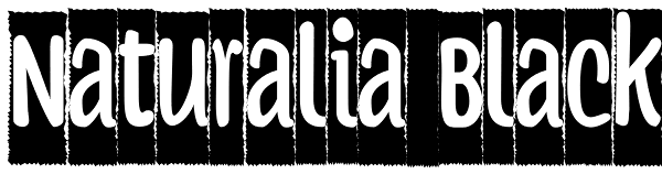 Naturalia Black Font