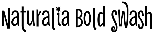Naturalia Bold Swash Font