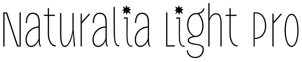 Naturalia Light Pro Font