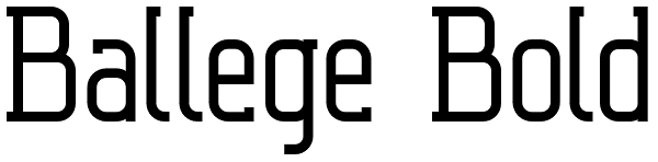 Ballege Bold Font