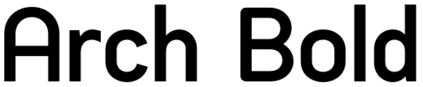Arch Bold Font