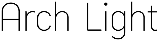 Arch Light Font