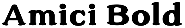 Amici Bold Font