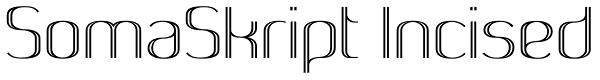SomaSkript Incised Font