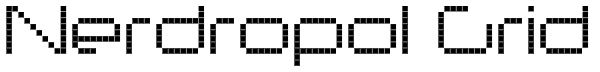 Nerdropol Grid Font