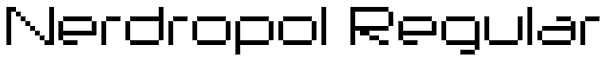 Nerdropol Regular Font