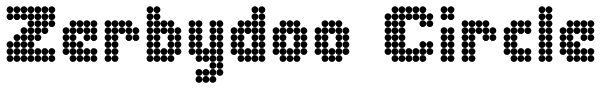 Zerbydoo Circle Font