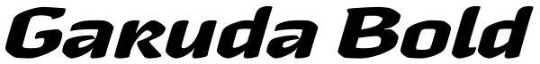 Garuda Bold Font