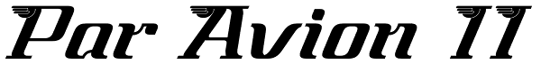 Par Avion II Font