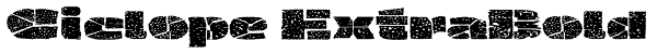Ciclope ExtraBold Font