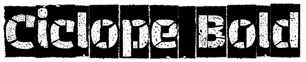 Ciclope Bold Font